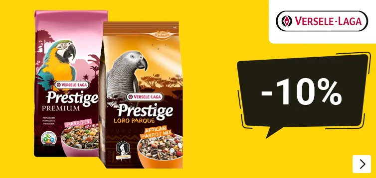 Versele Laga exotic nutmix of Prestige diverse varianten 10% korting, banner en actiebanner